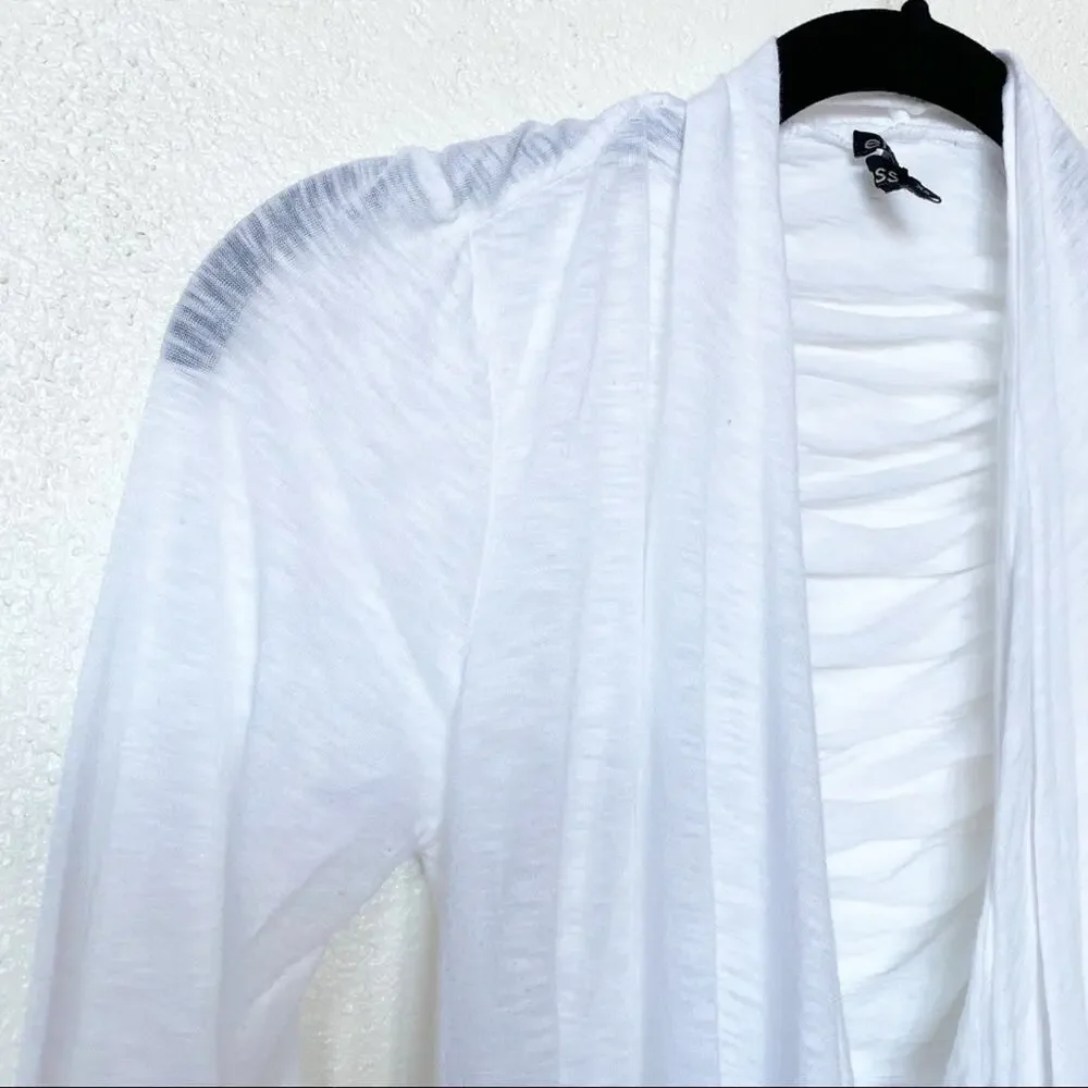 Ella Moss white ruched
